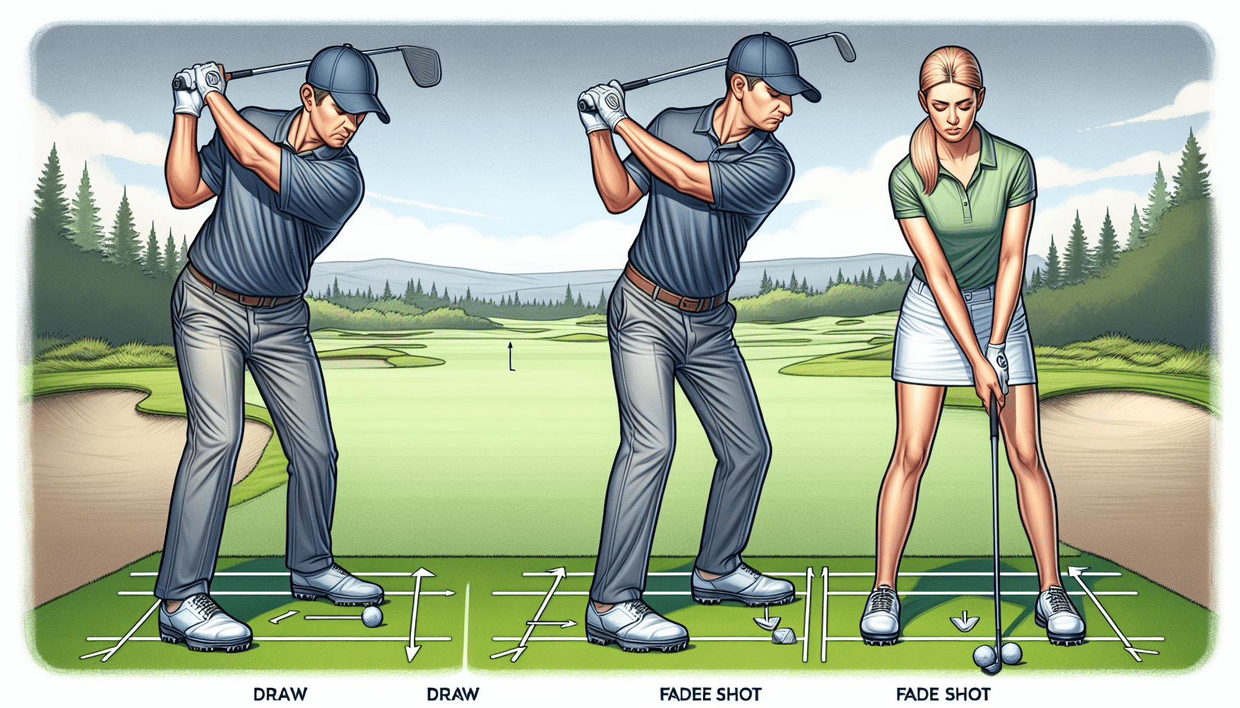 découvrez le vocabulaire essentiel des trajectoires de golf avec notre guide sur les termes 'draw', 'fade' et 'slice'. améliorez votre jeu en comprenant ces concepts clés et apprenez à maîtriser vos coups sur le parcours.