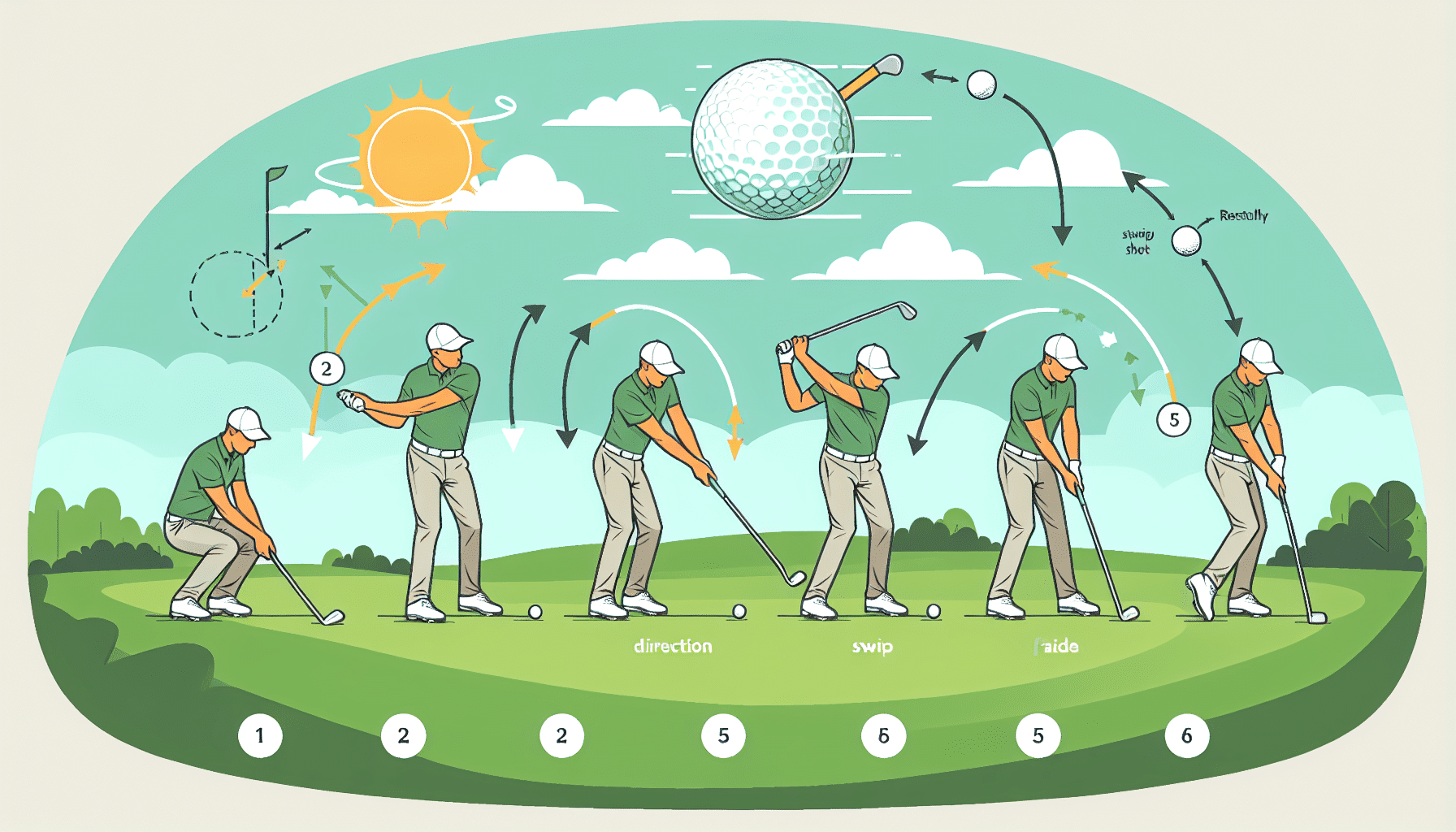 découvrez le vocabulaire essentiel des trajectoires de balle au golf avec notre guide sur les termes 'draw', 'fade' et 'slice'. apprenez à maîtriser ces mouvements pour améliorer votre jeu et atteindre vos objectifs sur le green.